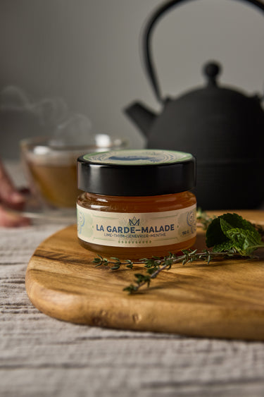 La Garde-Malade Lime thym menthe genévrier Miel de la Garde Produits santé